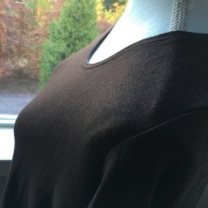 Chocolate Brown Sweater Tunic Size S